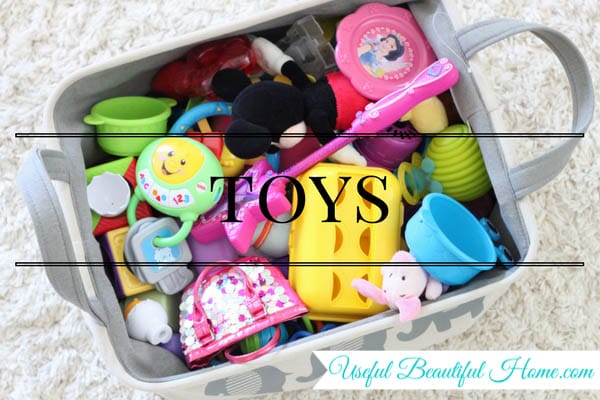 7 kids zones for spring cleaning - toys