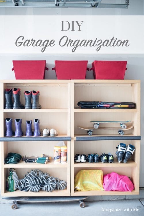 DIY Garage Organization at I'm an Organizing Junkie blog