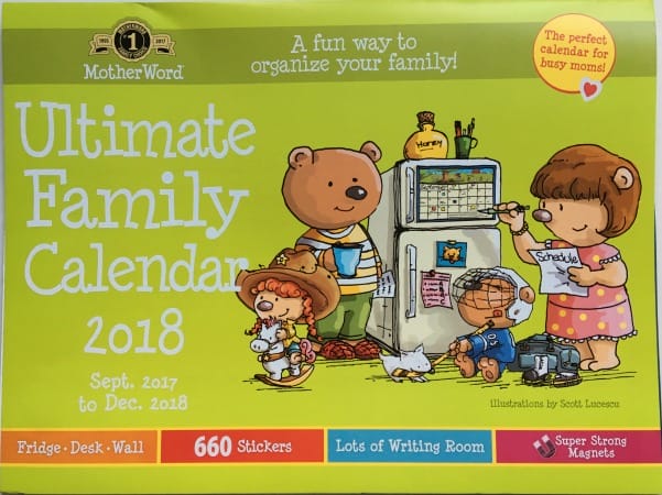 Ultimate Family Calendar 2018 - the best fridge calendar