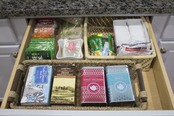 5 Tips for an Organized Tea and Coffee Station at I'm an Organizing Junkie blog