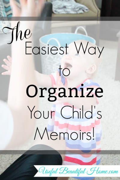 Qeepsake: The Easiest Way to Organize Your Child's Memoirs at I'm an Organizing Junkie blog
