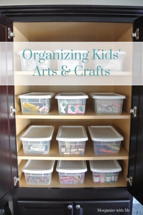 Kids Craft Caddy  Kids art supplies, Organize craft supplies