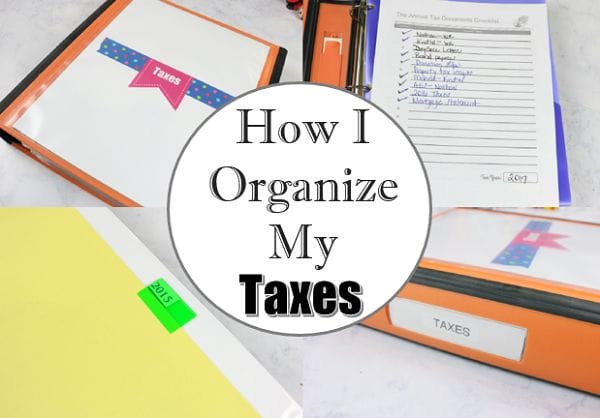 How to Easily Organize Tax Documents at I'm an Organizing Junkie blog