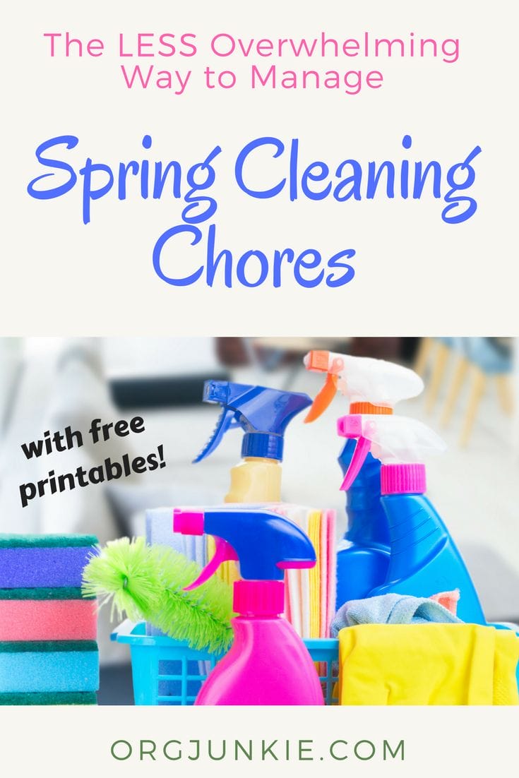 The Less Overwhelming Way to Manage Spring Cleaning Chores