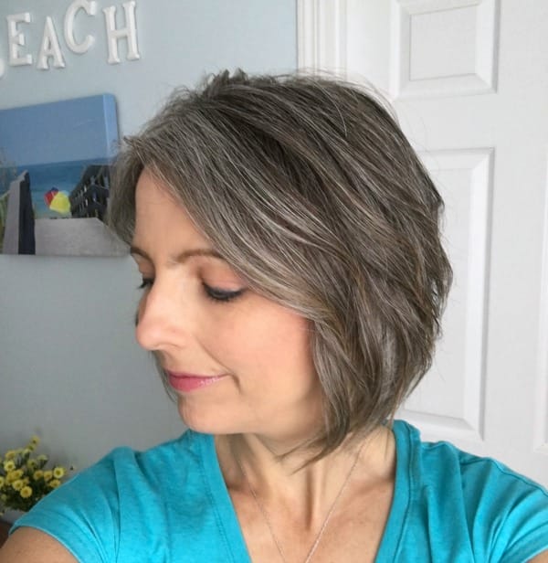 The Unexpected Results of Transitioning to Gray Hair in my Forties