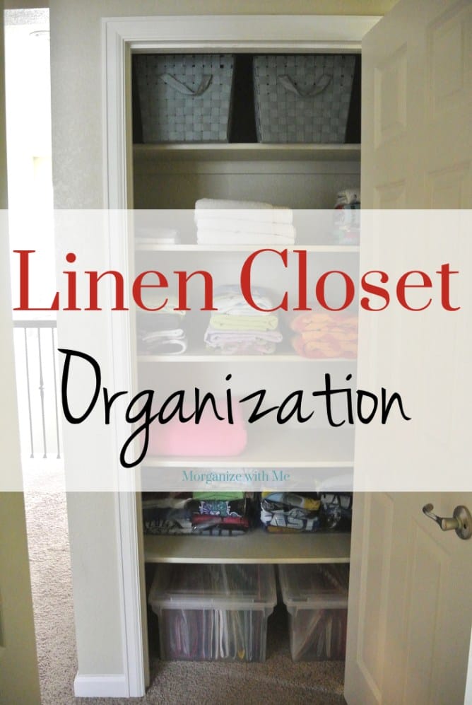 A Twist On An Organized Linen Closet