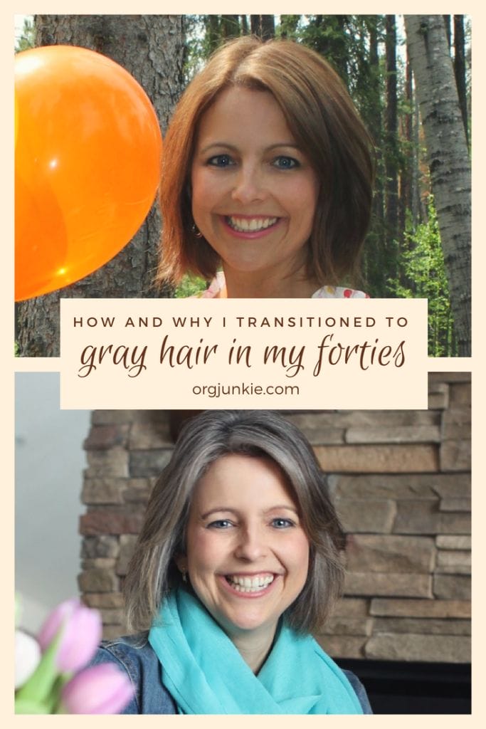 Transitioning to Gray Hair in my Forties