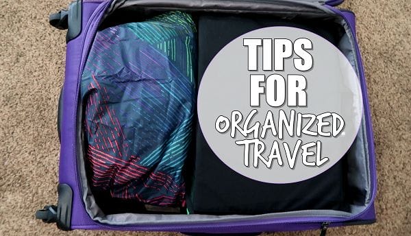 How To Pack for an Organized Vacation at I'm an Organizing Junkie blog