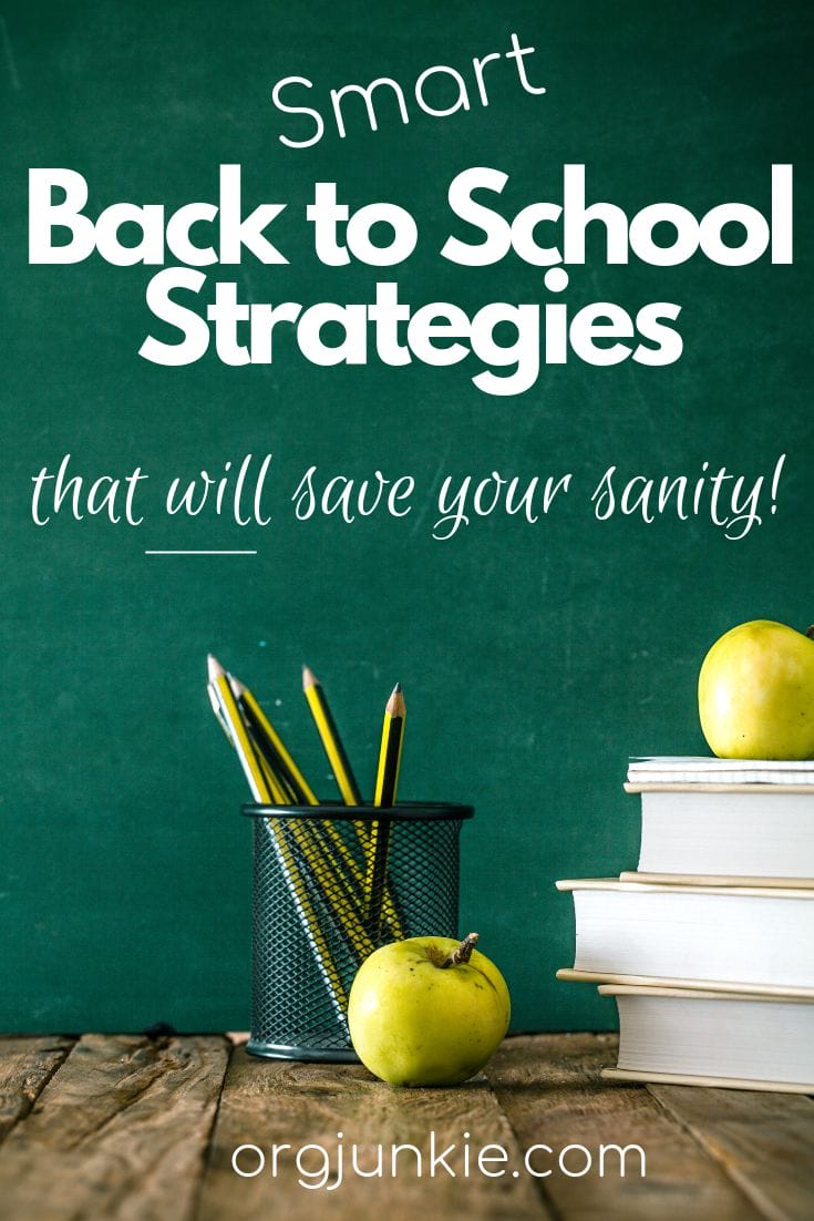 Smart Back to School Strategies you need NOW to save your sanity -solutions for 4 key home management areas