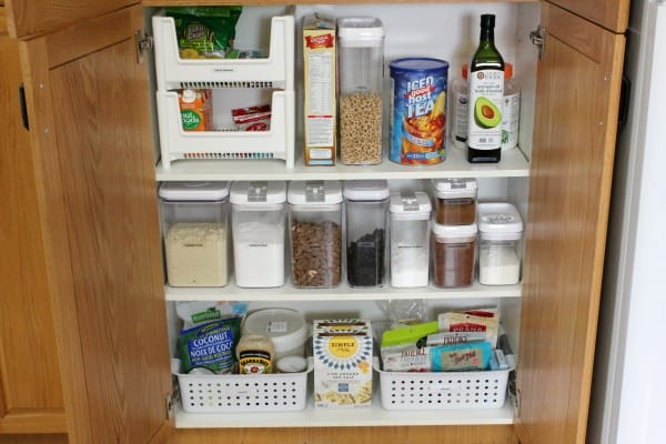 My Small Organized Pantry and how I maximize space at I'm an Organizing Junkie