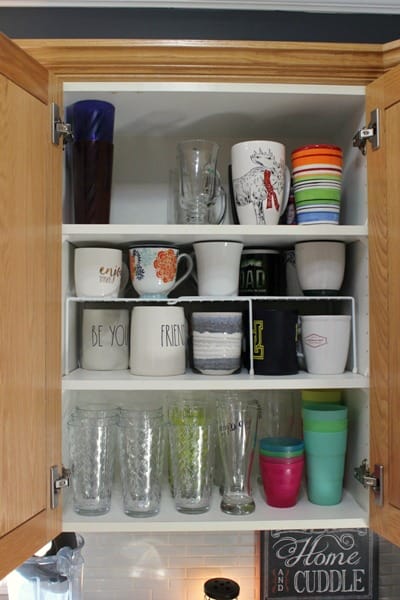 Friends Don't Let Friends Have Cupboards Without Wire Shelves! at I'm an Organizing Junkie