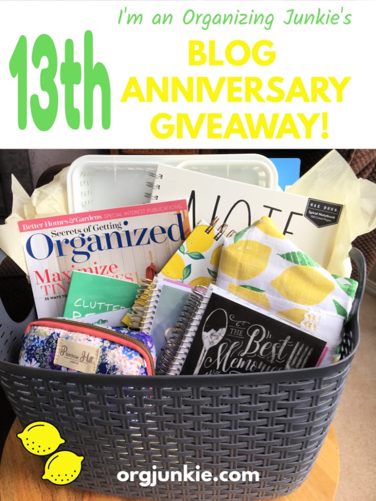 13th year blog anniversary giveaway