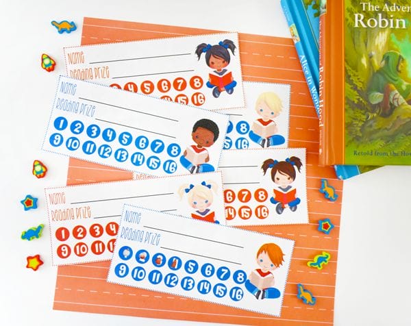 How to Get Your Kids to Love Reading + Free Reading Punch Cards at I'm an Organizing Junkie blog