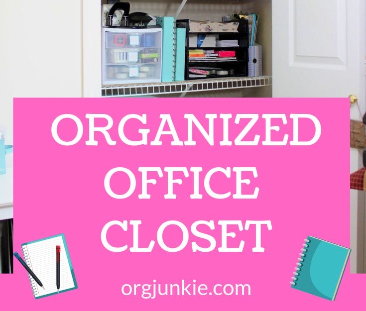 Office Closet Storage and Organization