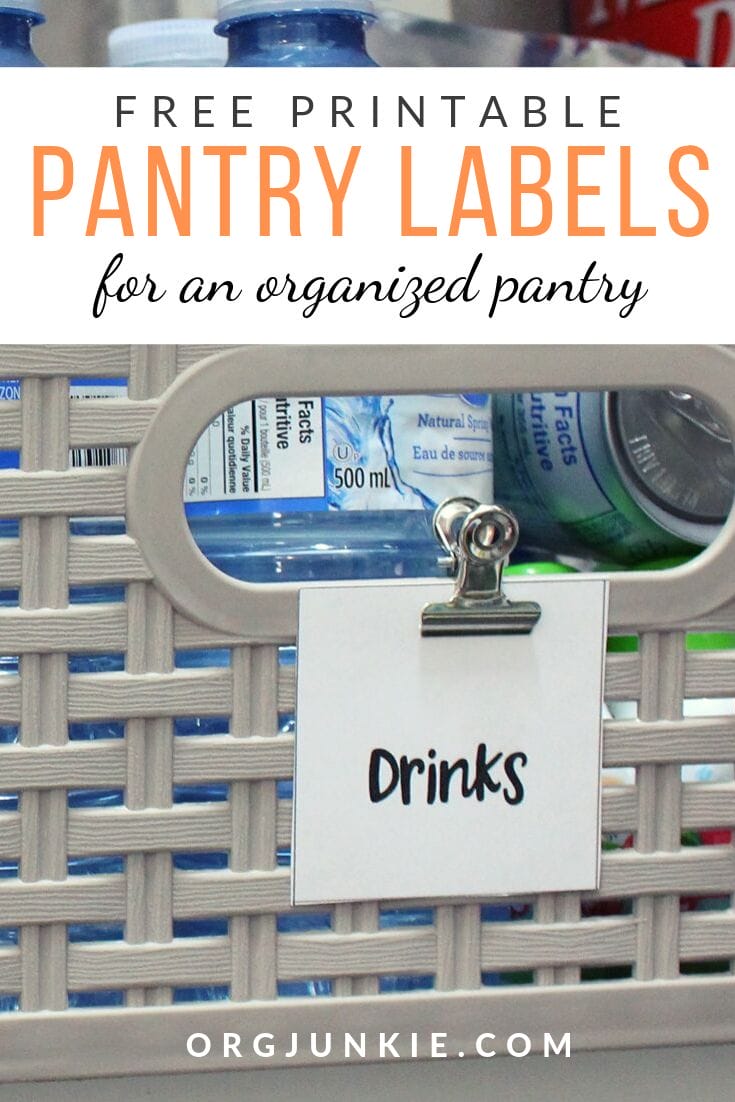 free printable kitchen pantry labels