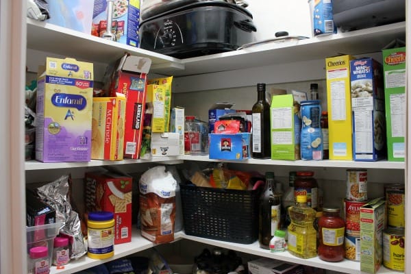 An Organized Kitchen Pantry Makeover before
