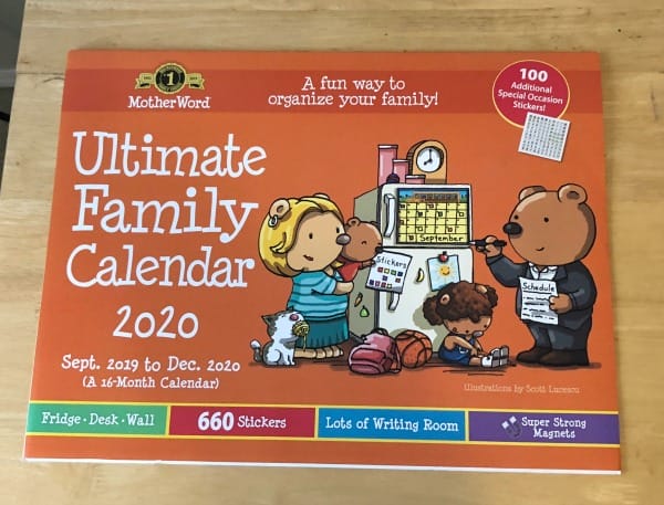 Dec 2019 monthly recap - Ultimate Family Calendar 2020