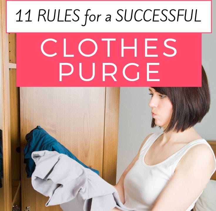 11 Rules for a Successful Clothes Purge