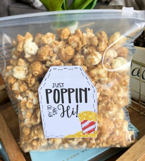 Catching Up with Org Junkie ~ How Life in Isolation is Really Going - caramel popcorn door drops