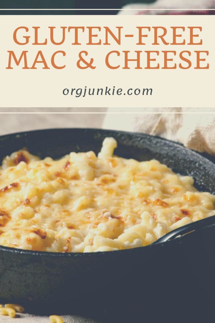 Creamy and Delicious Gluten-Free Mac and Cheese at I'm an Organizing Junkie blog