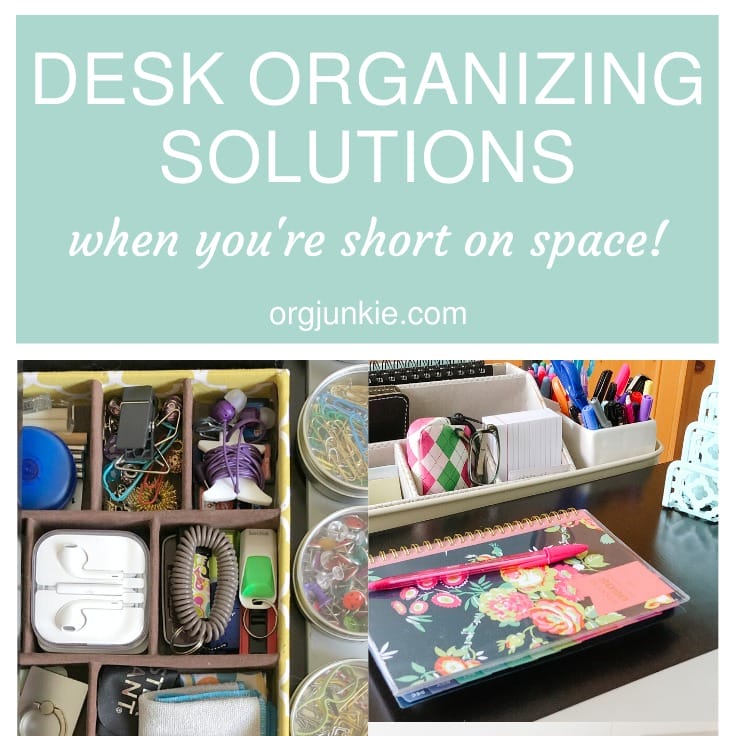 Desk Organizing Solutions When You're Short on Space
