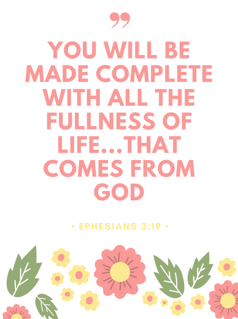Ephesians 3:19 NLT