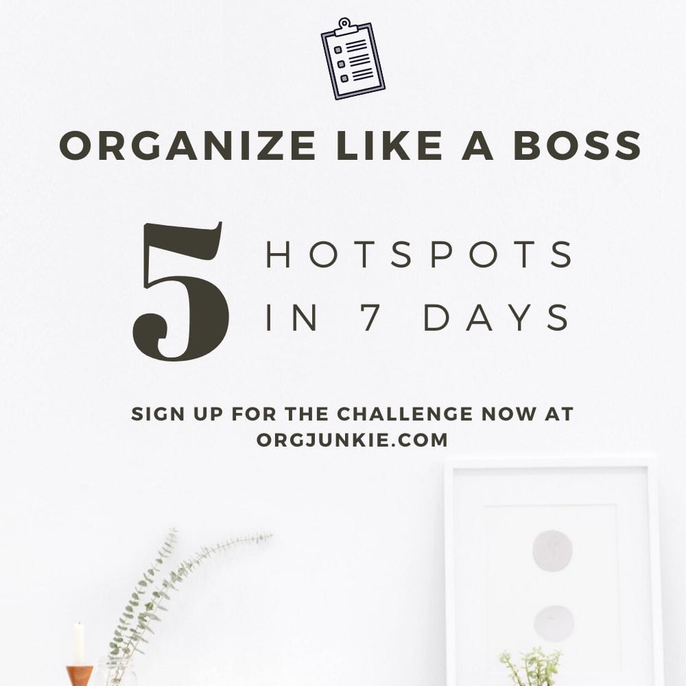 Organize Like a Boss Challenge