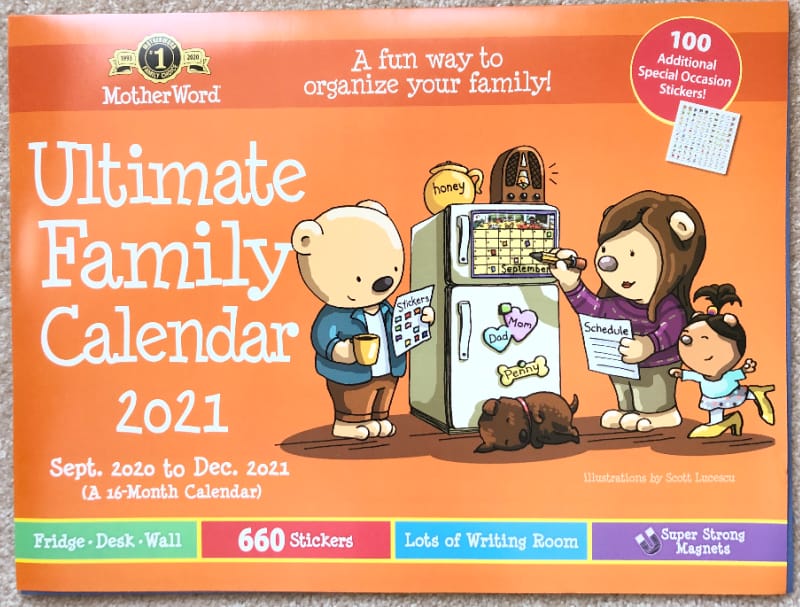 2021 Ultimate Family Calendar