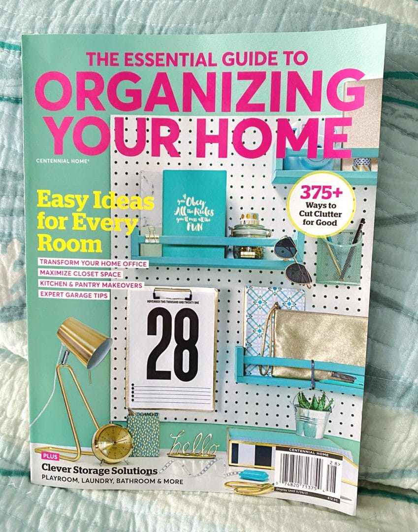 The Essential Guide to Organizing Your Home magazine