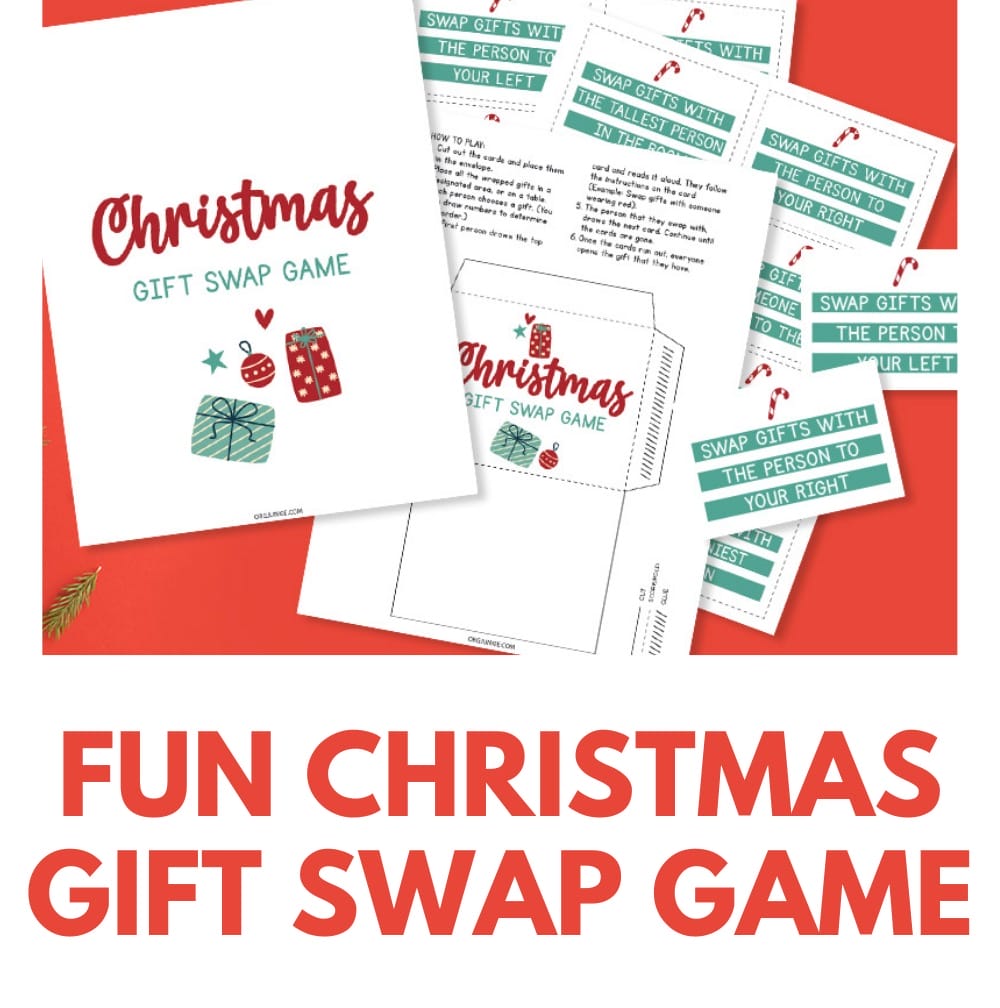 Christmas Gift Exchange Game Numbers (PDF) – Sunshine And Rainy Days